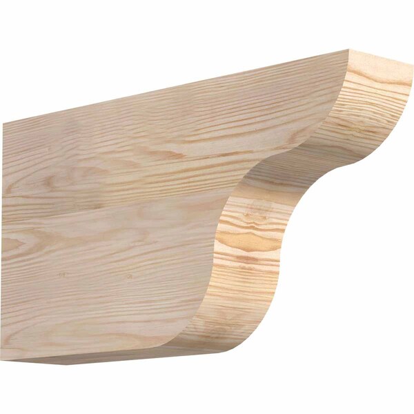 Ekena Millwork Carmel Smooth Rafter Tail, Douglas Fir, 3 1/2"W x 10"H x 18"L RFT04X10X18CAR00SDF - main